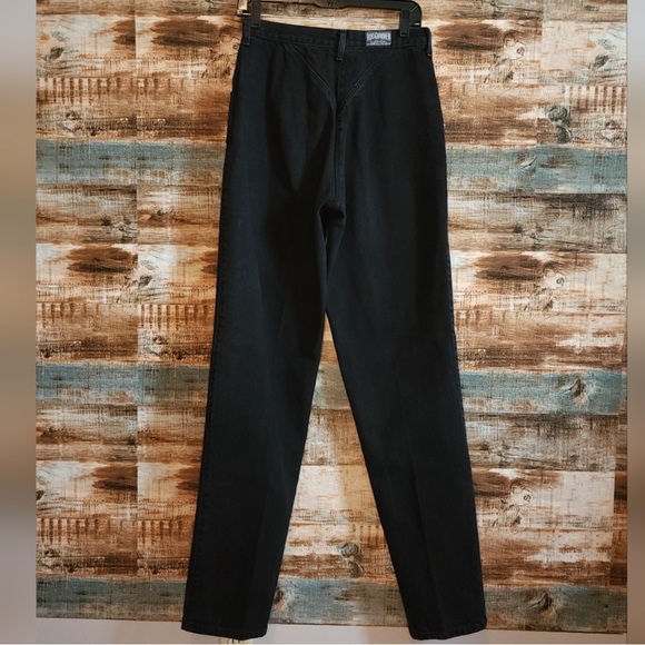 Rough rider by circle T high waist vintage black jeans 13 14 - Picture 2 of 4